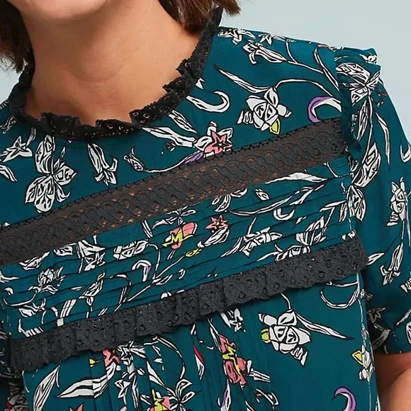 Anthropologie Ines Floral Tunic – Size Small - Picture 2 of 5